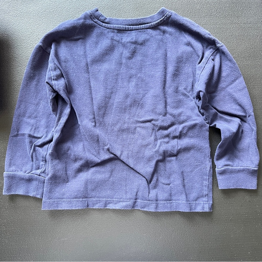 Gap x Disney Baby Mickey Mouse Navy Blue Long Sleeve Graphic T-Shirt Size 4 - Picture 5 of 8